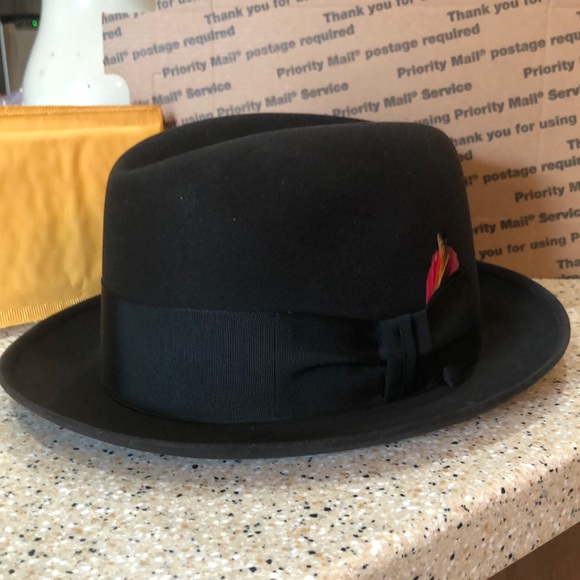 Vintage Mens Fedora Hat 78 Dobbs 5th 